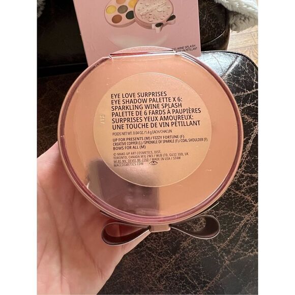 Mac Eye Love Surprisses Eye Shadow Palette Sparkling Wine Splash Limited Edition - Picture 4 of 7